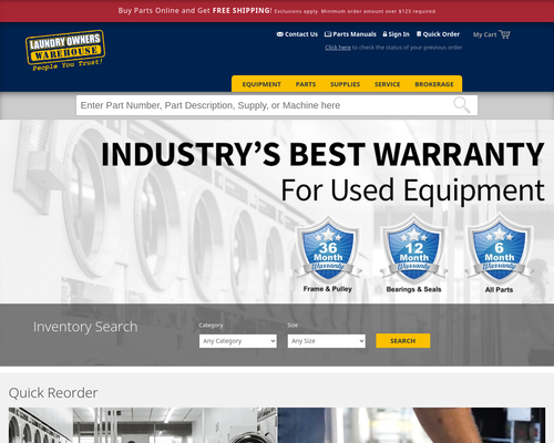 Commercial Laundry Equipment - Laundry Owners Warehouse