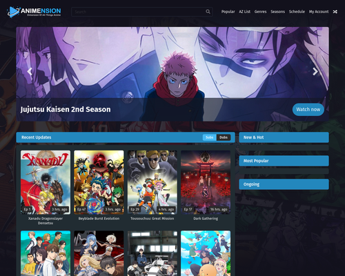 Animension - Dimension of Anime: Search, Track & Share Anime
