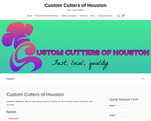 Shop - Custom Cutters of Houston