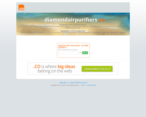 Diamondairpurifiers.co