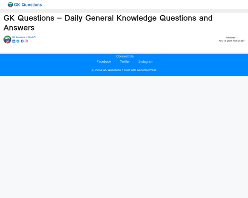 Gkquestions.app