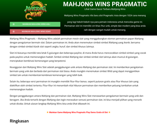 Mahjongwins.org