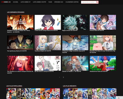 Mavanime  Univers Animes et Manga en Streaming VOSTFR et VF