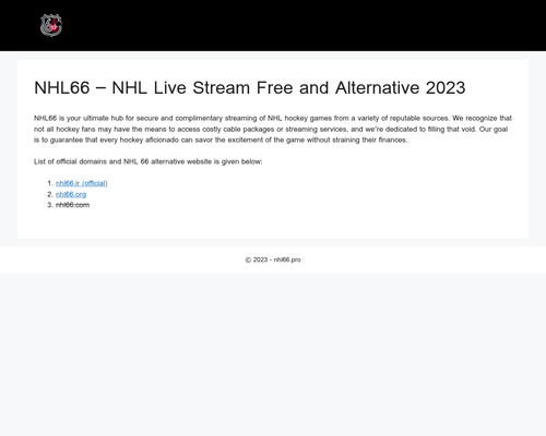 NHL66 PRO Reviews & Experiences