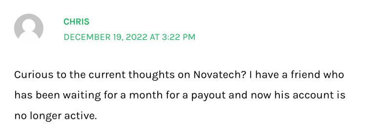 NovaTech FX Comment