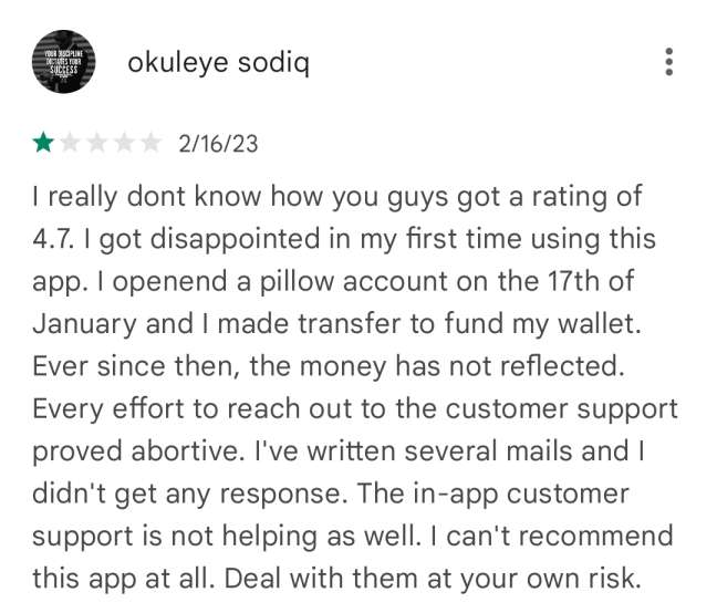 Pillow Fund Reviews