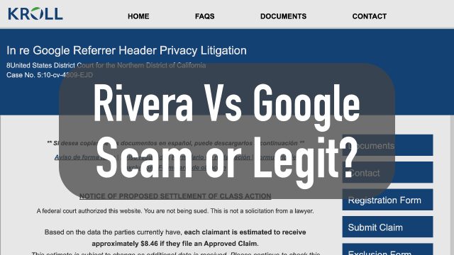 rivera vs google legit
