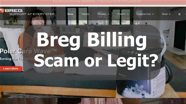 Breg Billing Department scam