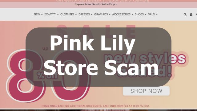 Pink Lily Store Scam