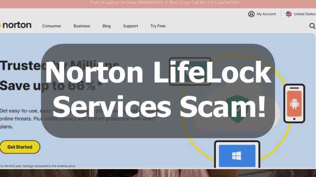 Norton LifeLock services scam