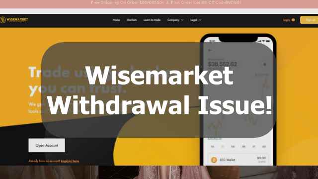 Wisemarket withdrawal issue