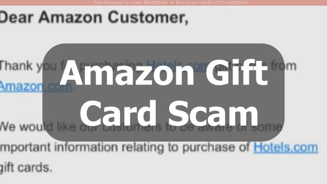 amazon gift card scam