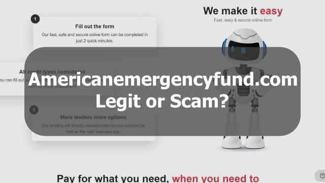 Americanemergencyfund.com scam