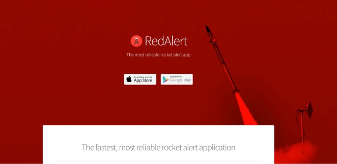 Israel red alert app