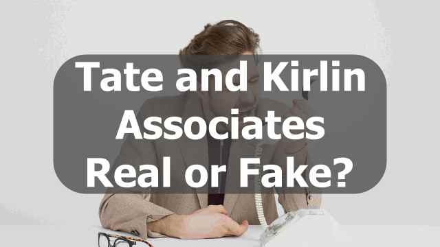 Tate and Kirlin Associates scam