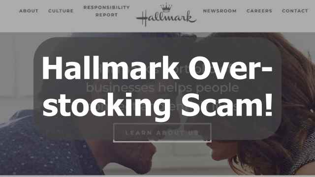 hallmark.com scam