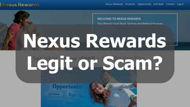 Nexus Rewards scam