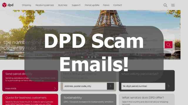 DPD Emails scam