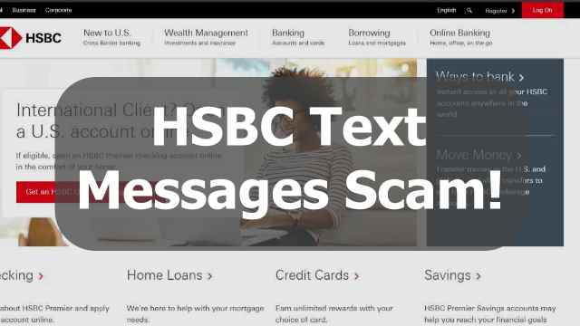 HSBC text messages scam