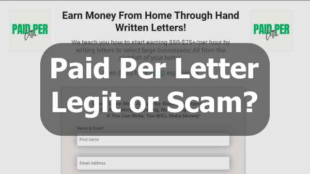 Paid Per letters review