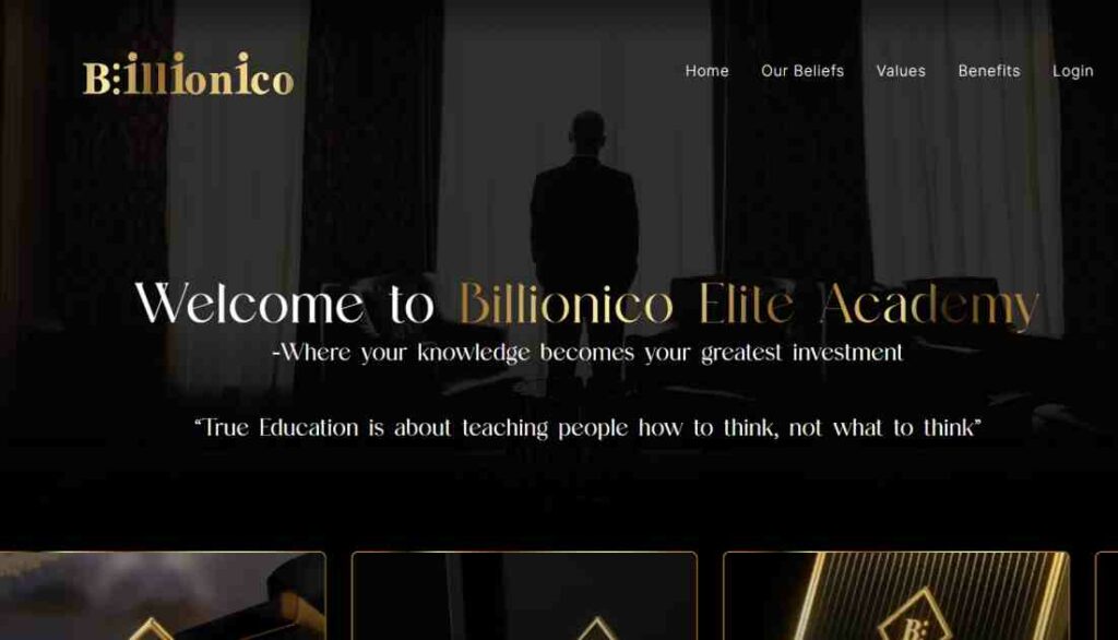 Billionico official website