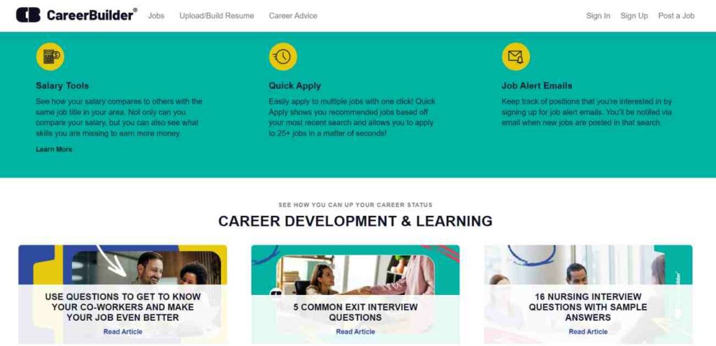 CareerBuilder Official website